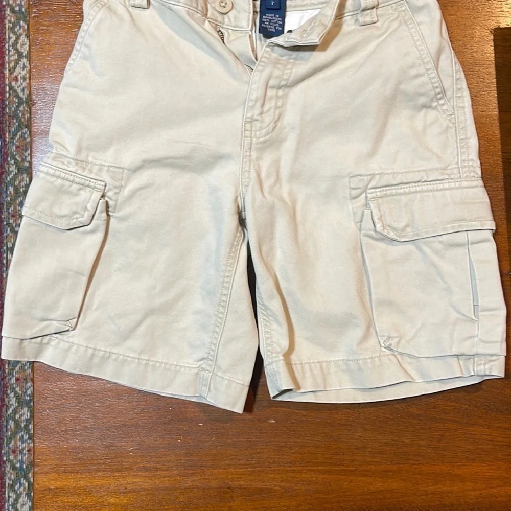 Ralph Lauren Tan Cargo Shorts Casual Style